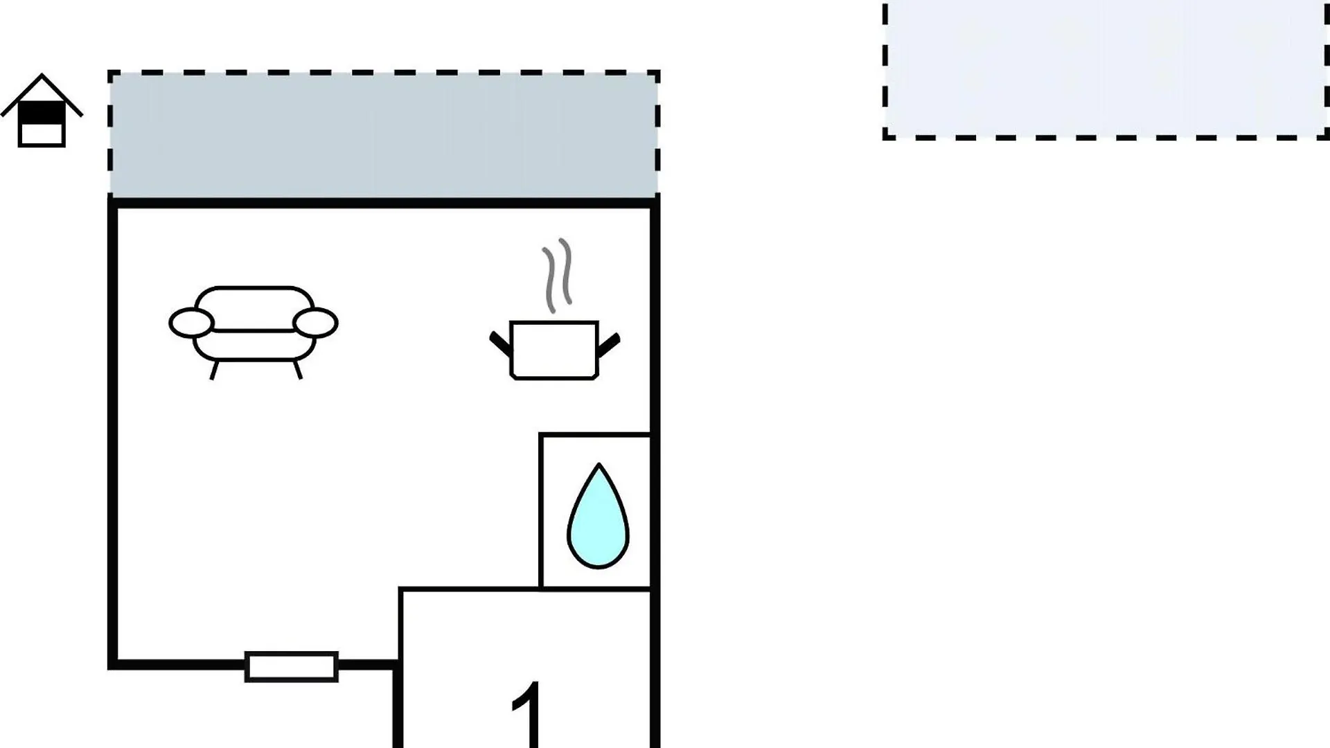 1 Bedroom Cozy Apartment In Dramalj